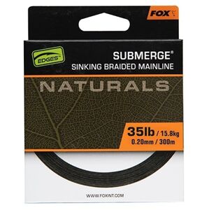 Fox splétaná šňůra submerge orange sinking braid 300 m - 0,38 mm 29.5 kg