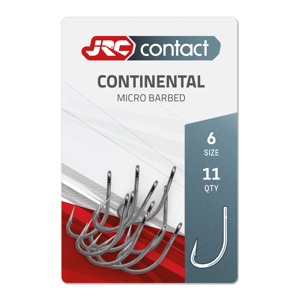 JRC Háčky Continental Carp Hooks 11 ks Počet kusů: 11ks, Velikost háčku: #6