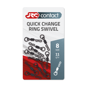 JRC Obratlík Quick Change Ring Swivel 11ks Počet kusů: 11ks, Velikost: 8
