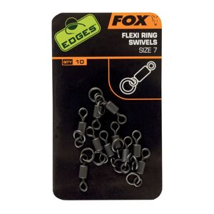 Fox Obratlíky s kroužkem Edges Flexi Ring Swivel - vel. 10