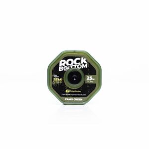 RidgeMonkey Šňůrka RM-Tec Rock Bottom Tungsten Coated Semi Stiff 25lb 10m Barva: Camo Green