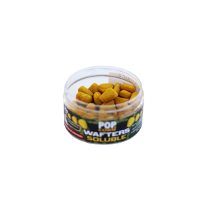 Poseidon Baits Pop-Corn Maxi Wafters Soluble 12mm 35g Hmotnost: 35g, Průměr: 12mm, Příchuť: Kukuřice&N-Butyric