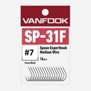 Vanfook Háčky SP-31F Spoon Experthook 16ks Počet kusů: 16ks, Velikost háčku: #7