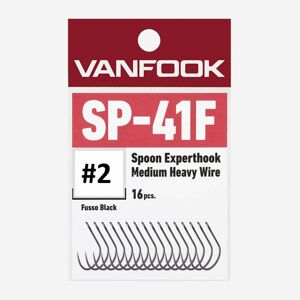 Vanfook Háčky SP-41F Spoon Experthook 16ks Počet kusů: 16ks, Velikost háčku: #2