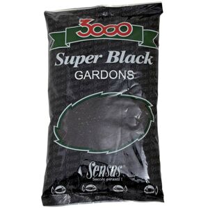 Sensas Krmení 3000 Super Black 1kg Hmotnost: 1 kg, Příchuť: Plotice-černý