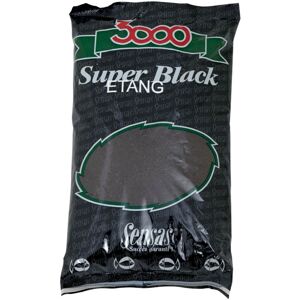 Sensas Krmení 3000 Super Black 1kg Hmotnost: 1 kg, Příchuť: Jezero-černý