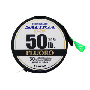 Daiwa Fluorocarbon Saltiga X‘Link Leader 30m Nosnost: 11,30kg, Průměr: 0,43mm