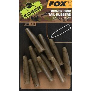 Fox Převleky Edges Camo Powergrip Tail Rubbers Velikost 7 10 ks