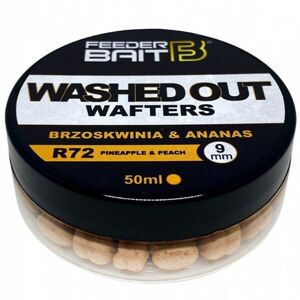 FeederBait Neutrálně Vyvážená Nástraha Washed Out Wafters 9 mm Hmotnost: 50ml, Průměr: 9mm, Příchuť: R72- Broskev/Ananas