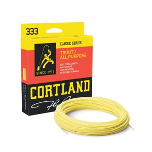 Cortland Muškařská Šňůra 333 Classic Trout All Purpose Yellow Fresh WF 90ft Aftma: 4