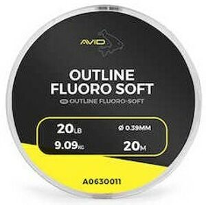 Avid Carp Návazcový Fluorocarbon Outline Fluoro-Soft 20m Varianta: 25lb, Nosnost: 11,36kg, Průměr: 0,45mm