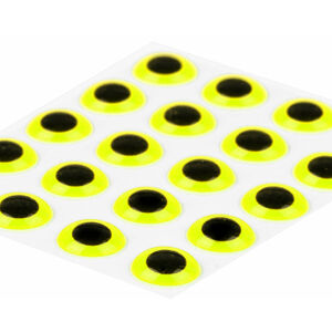 Sybai Epoxidové Oči 3D Epoxy Eyes Fluo Yellow Průměr: 2,6mm