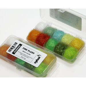 Sybai Fine Flash Dubbing Box Bright colors 10x1g