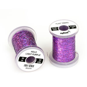 Sybai Plochá Lametka Flat Tinsel Holographic Light Purple 0,25 mm