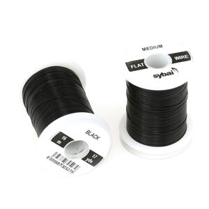 Sybai Barevný Drátek Flat Colour Wire Medium Black