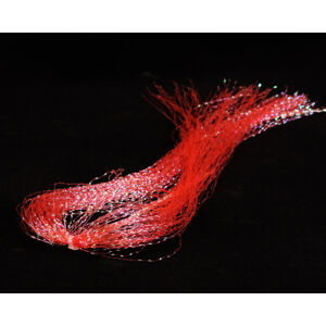 Sybai Streamerové Vlasy Magnum Crystal Flash Hair Red 27cm