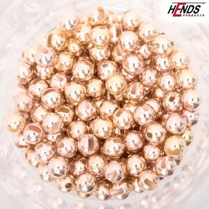 Hends Tungstenové Hlavičky Tungsten Beads Rose Gold Small Slot Počet kusů: 10ks, Průměr: 4,6mm