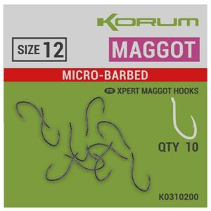 Korum Háčky Xpert Maggot Barbed 10ks Velikost háčku: #12