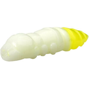 FishUP Gumová Nástraha Dipovaná Pupa White Hot Chartreuse 10ks Délka cm: 3,2cm