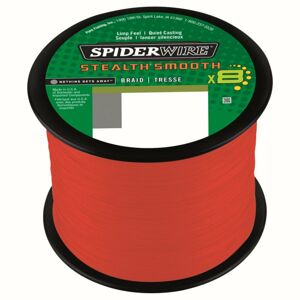 Spiderwire Pletená Šnůra Stealth Smooth 8 Červená 1m Nosnost: 12,7kg, Průměr: 0,13mm