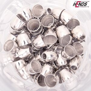 Hends Mosazné Kónické Hlavičky Brass Cone Heads Silver Průměr: 5,0mm