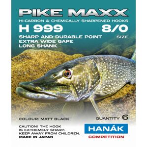 Hanák Competition Hanák Háčky Hp 999 Pike Maxx Velikost háčku: #8/0