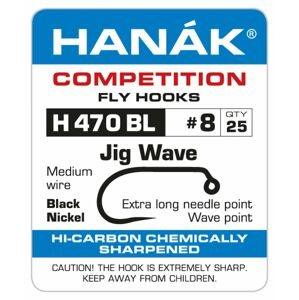 Hanák Competition Hanák Háčky H 470 BL Jig Wave Velikost háčku: #16