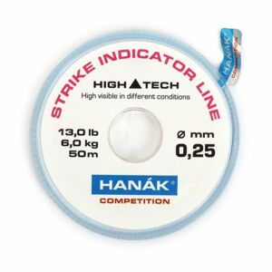 Hanák Competition Hanák Vlasec Strike Indicator Line 50 m Barva: fluo bílý, Nosnost: 4kg, Průměr: 0,20mm