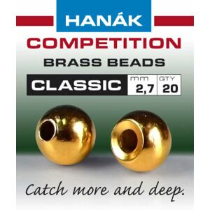 Hanák Competition Hanák Klasické Mosazné Hlavičky Zlaté Průměr: 3,2mm