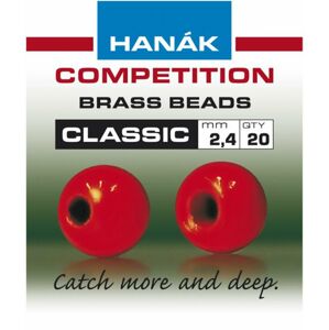 Hanák Competition Hanák Klasické Mosazné Hlavičky Fluo Červené Průměr: 4,7mm