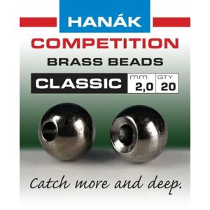 Hanák Competition Hanák Klasické Mosazné Hlavičky Černé Niklové Průměr: 2mm