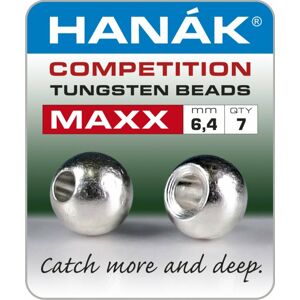 Hanák Competition Hanák Tungstenové Hlavičky MAXX 6,4mm Stříbrné
