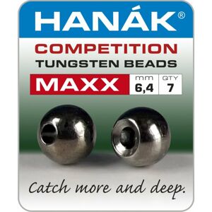 Hanák Competition Hanák Tungstenové Hlavičky MAXX 6,4mm Černý Nikl