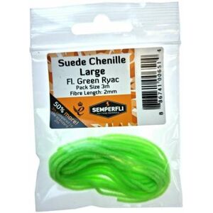 Semperfli Šenylka Suede Chenille Large Fl Green Rhyac 2mm