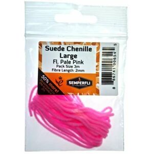 Semperfli Šenylka Suede Chenille Large Fl Pale Pink 2mm
