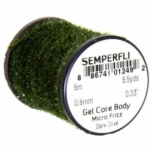 Semperfli Šenylka Gel Core Body Micro Fritz Dark Olive 0,8mm