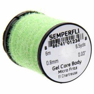 Semperfli Šenylka Gel Core Body Micro Fritz Fl. Chartreuse 0,8mm