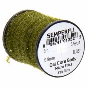Semperfli Šenylka Gel Core Body Micro Fritz Pale Olive 0,8mm