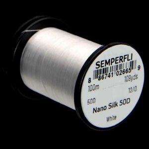 Semperfli Nit Nano Silk 50D 12/0 White