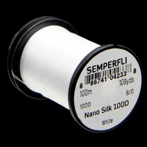 Semperfli Nit Nano Silk 100D 6/0 White