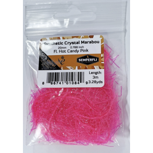 Semperfli Syntetické Marabou Synthetic Crystal Marabou Fl Hot Candy Pink