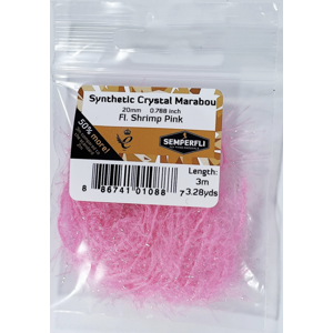 Semperfli Syntetické Marabou Synthetic Crystal Marabou Fl Shrimp Pink