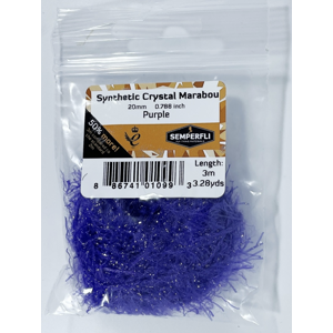 Semperfli Syntetické Marabou Synthetic Crystal Marabou Purple