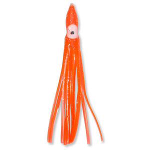Aquantic Gumová Nástraha Chobotnice Oranžová Počet kusů: 8ks, Délka cm: 6cm