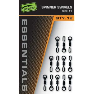 Fox Obratlíky Edges Essentials Spinner Swivel Velikost 11 12ks