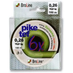 BROLINE Šňůra PIKE-TEF 6X  20m Varianta: 0,20mm / 14,1kg