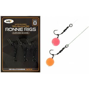 NGT Montáž Ronnie Rig & Teflon Hooks 3ks - vel.8