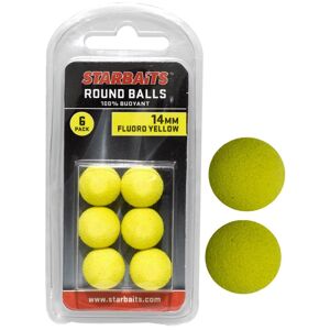 Starbaits Plovoucí Kulička Round Balls 14mm 6ks Varianta: Žlutá, Průměr: 14mm