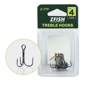 Trojháčky Zfish Treble Hooks Z-779 Velikost 1/0