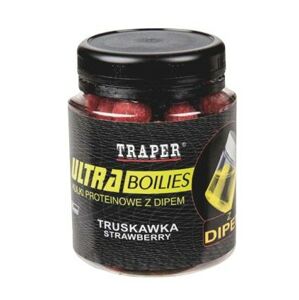 Boilies Traper Ultra 16mm 100gr + Dip Strawberry